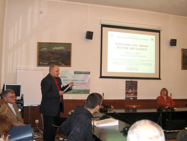 01 Prof. Dr. Miroslav Vrvic - Food  analysis Among routine and science A1-IL