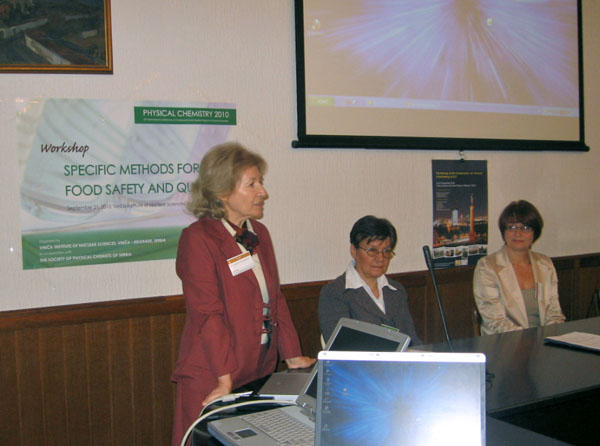 03 Welcome speech given by Dr. Ankica Jovanovic  of the Society of Physical Chemist of the Republic of Serbia