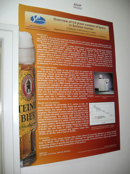 03 Z. Kelemen, B. MarosanoviC, A. Bauer, Overview of C4 plant content of beers in Serbian market (A12-P)